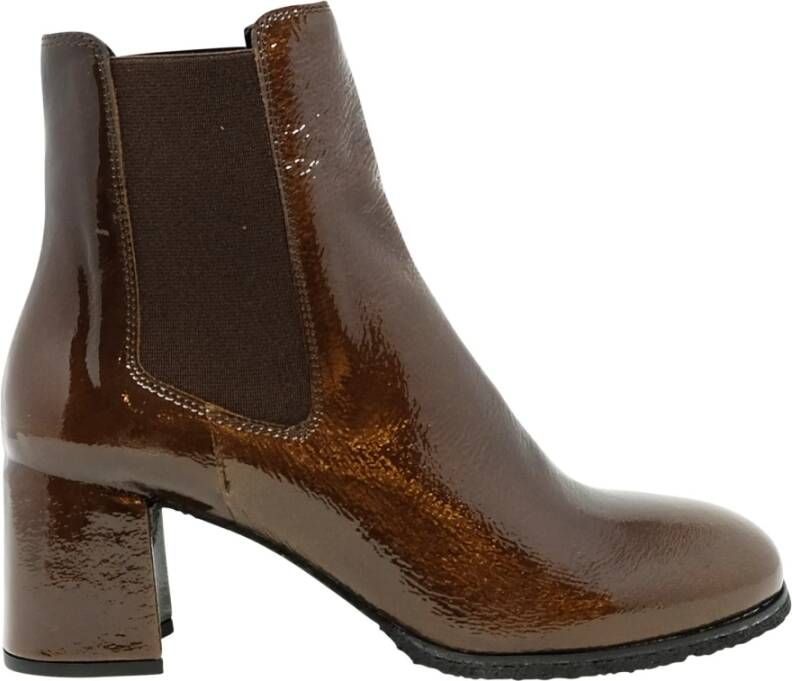 DEL Carlo Ankle Boots Bruin Dames