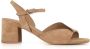 DEL Carlo Beige Suède Gekruiste Band Sandalen Beige Dames - Thumbnail 1