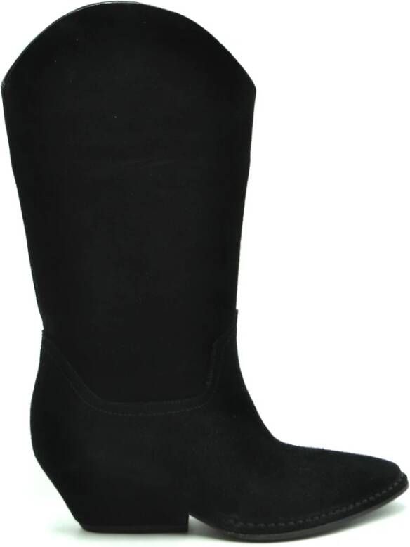 DEL Carlo Boots Zwart Dames