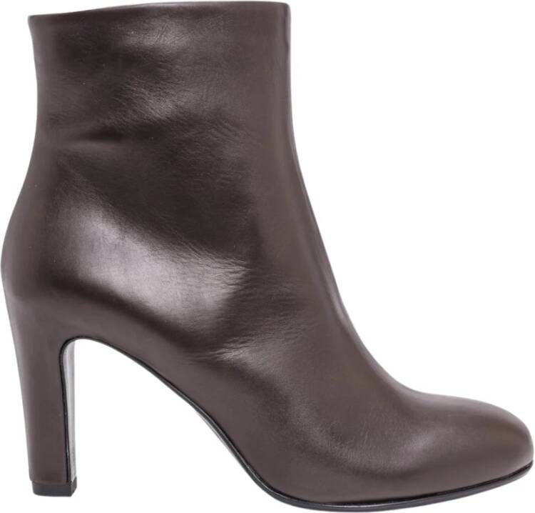 DEL Carlo Elegante Casual Enkellaarsjes Brown Dames