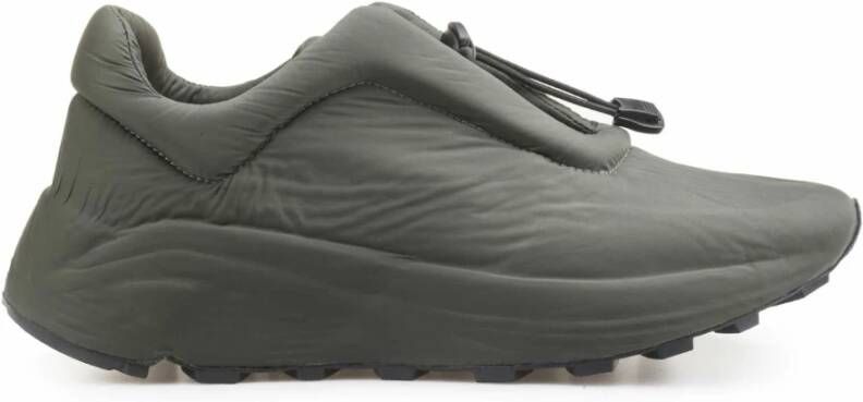 DEL Carlo Groene Nylon Matrix Sneaker Vibram Zool Green Dames