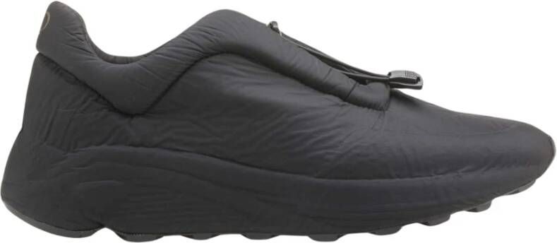 DEL Carlo Iconische Nylon Sneakers met Vibram Zool Black Heren