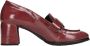 DEL Carlo Platte schoenen Rood Red Dames - Thumbnail 1