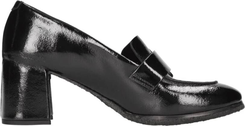 DEL Carlo Platte schoenen Zwart Black Dames