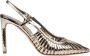 DEL Carlo Pyriet Metallic Leren Slingback Pumps Yellow Dames - Thumbnail 1