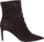 DEL Carlo Sonia Enkellaarzen met Stiletto Hak Gray Dames - Thumbnail 1