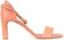 DEL Carlo Stijlvolle Hoge Hak Sandalen Pink Dames - Thumbnail 5