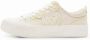 Desigual Witte stoffen sneakers voor vrouwen White Dames - Thumbnail 6