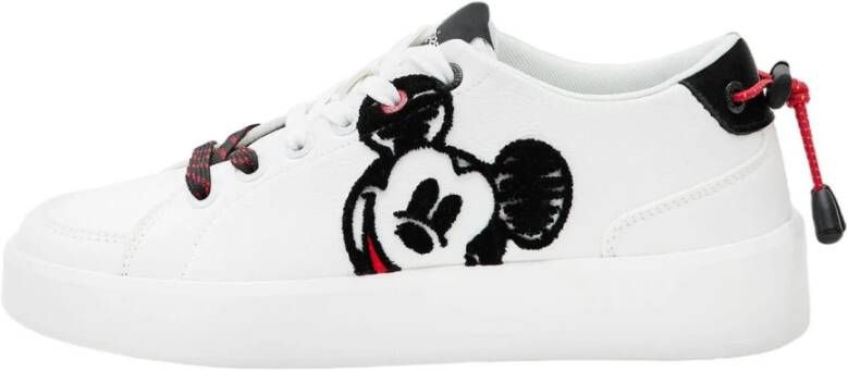 Desigual Schoenen Fancy Mickey 22Wskp05 Wit Dames