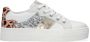 Develab Meisjes Sneakers met Roze Pantherprint White Dames - Thumbnail 2