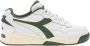 Diadora Witte en Groene Winnaarsschoen Groen - Thumbnail 1