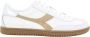 Diadora Beige Metalen Trainer Schoenen White Dames - Thumbnail 1