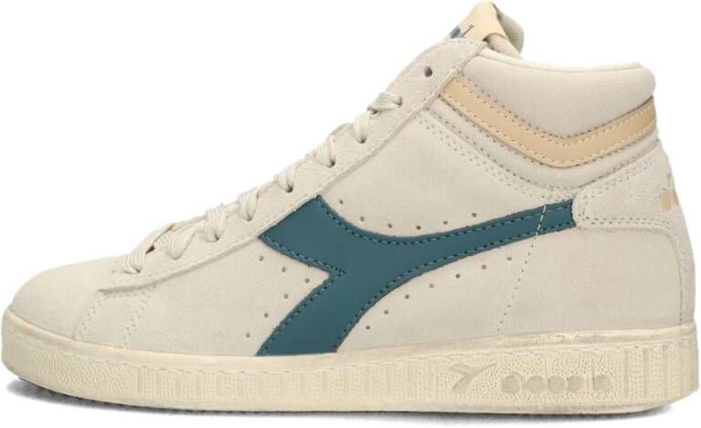 Diadora Beige Suede High Top Sneakers Beige Dames