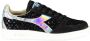 Diadora Zwarte vetersneakers met contrasterende details Black Dames - Thumbnail 1