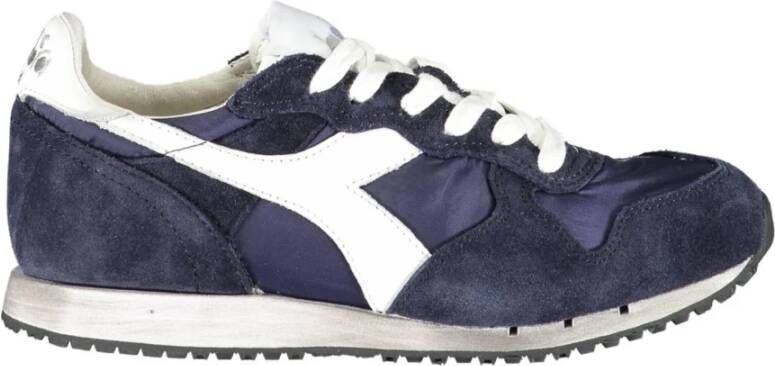 Diadora Blauwe Damessneakers met Sportschoenkenmerken Blauw Dames