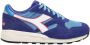 Diadora Blauwe Leren Sportieve Sneakers met Rubberen Zool Multicolor - Thumbnail 5