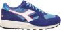 Diadora Blauwe Leren Sportieve Sneakers met Rubberen Zool Multicolor Dames - Thumbnail 5