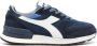 Diadora Blauwe Sneakers Paneelontwerp Logopatch Blue Heren - Thumbnail 1