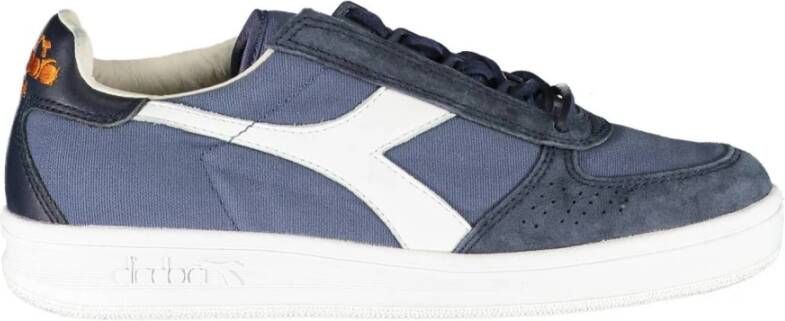 Diadora Blue Fabric Sneaker Blauw Dames