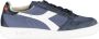 Diadora Blauwe Contrasterende Veters Luxe Sneakers Blue Dames - Thumbnail 2