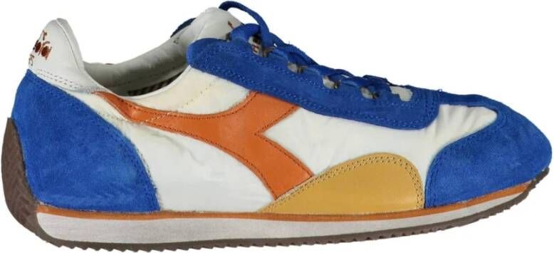 Diadora Blue Fabric Sneaker Blauw Dames