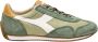 Diadora Canvas Stone Wash Sneakers Green Heren - Thumbnail 1