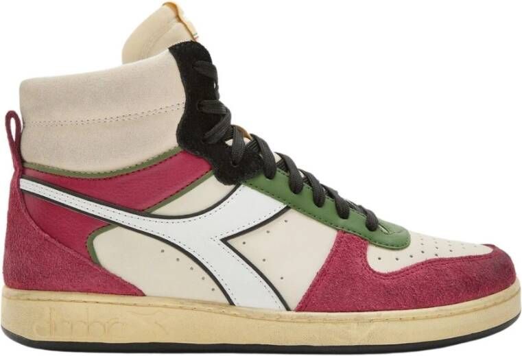 Diadora Legacy Mid-Top Basketbalsneakers Multicolor Heren