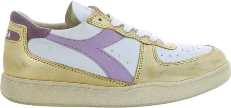 Diadora Dames Gouden Lage Sneakers Multicolor Dames