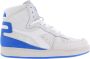 Diadora Dames Mi Basket Used Wit Blauw White Dames - Thumbnail 1