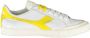 Diadora Witte Stoffen Sneaker met Contrastdetails White Dames - Thumbnail 1