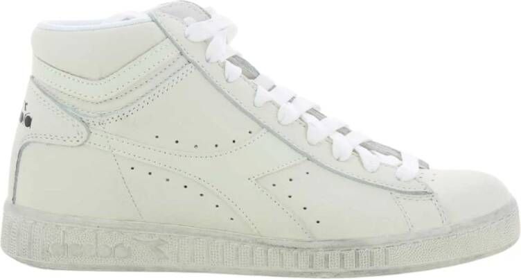 Diadora Dames Witte High Top Sneakers White Dames