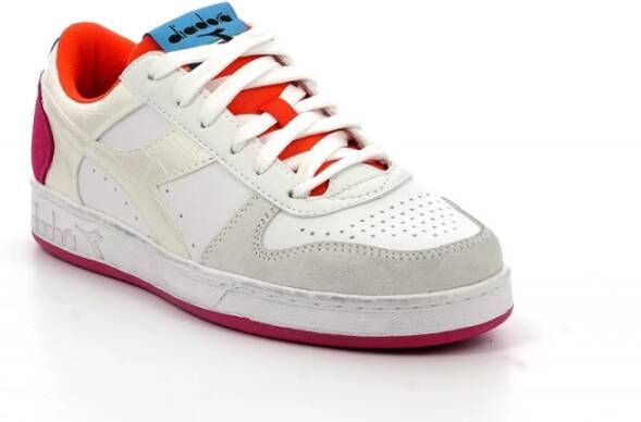 Diadora Elegante Croco Sneakers Wit Unisex