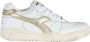 Diadora B-560 used sneaker van leer met metallic details - Thumbnail 1