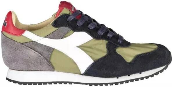 Diadora Green Fabric Sneaker Green Dames