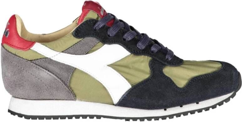 Diadora Green Fabric Sneaker Groen Dames