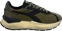 Diadora Groene Elite Sneaker Waterbestendige Afwerking Green Heren - Thumbnail 1