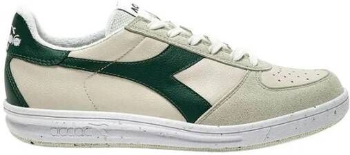 Diadora Groene leren sneaker Green Heren