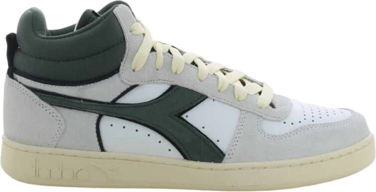 Diadora Groene Magic Basket M Sneakers White Heren