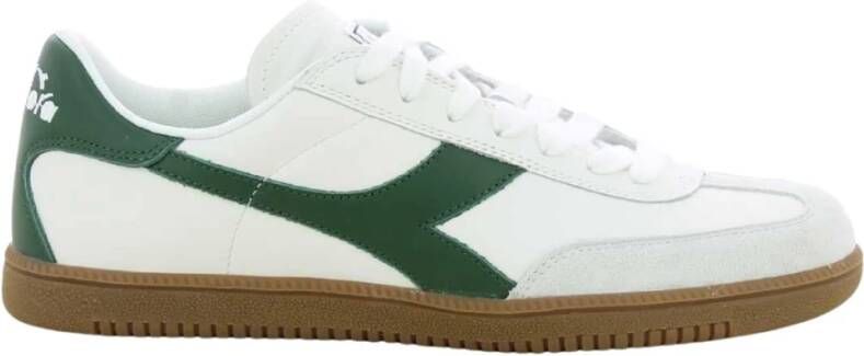 Diadora Groene Trainer H Herenschoenen White Heren