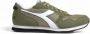 Diadora Herfst Winter Heren Sneakers 100% Textiel Green Heren - Thumbnail 1