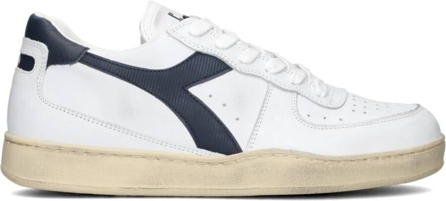 DIADORA Lage Sneakers Heren 201.179043 Maat: 44 Materiaal: Leer Kleur: Wit