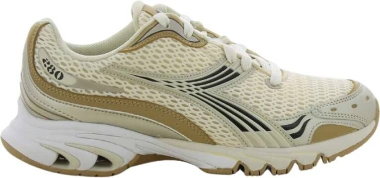 Diadora Heritage Damesschoenen Goud Mythos Propulsion Beige Dames