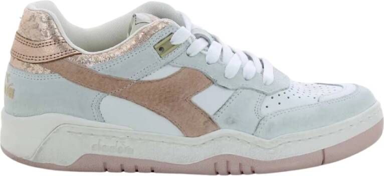 Diadora Heritage Damesschoenen Roze B.560 White Dames