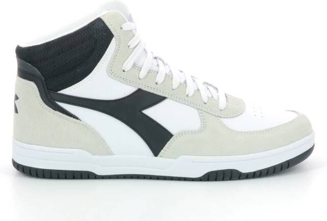 Diadora Hoge Raptor Sneakers Zwart Heren