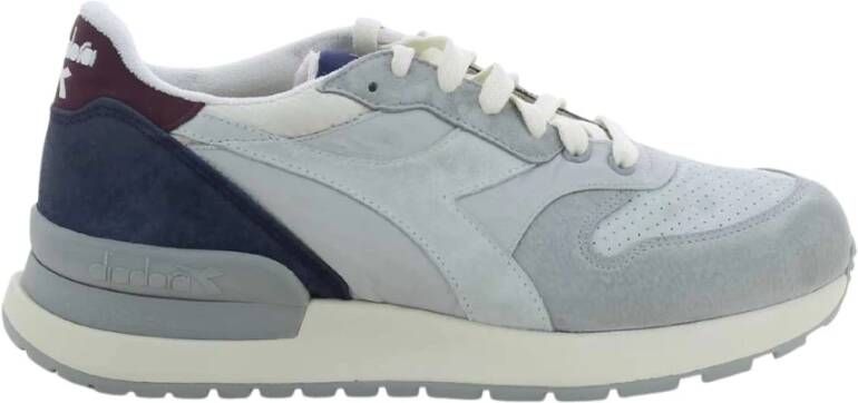 Diadora Lichtgrijze Conquest Sneakers Grijs Heren