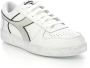 Diadora Magic Basket Low Icona Lage sneakers Leren Sneaker Wit - Thumbnail 73