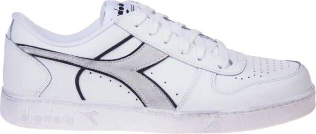 Diadora Magische manden laag icona leer Wit Heren