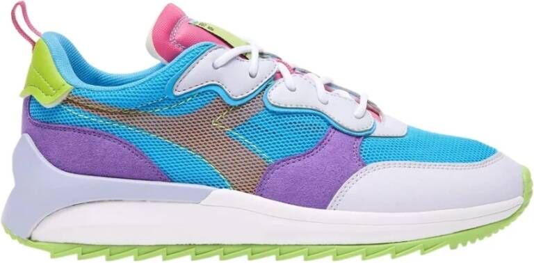 Diadora Mesh Sneakers Moderne Sportieve Stijl Multicolor Dames