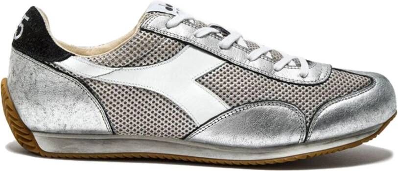 Diadora Metallic Silver Stellar SW Sneakers Gray Dames