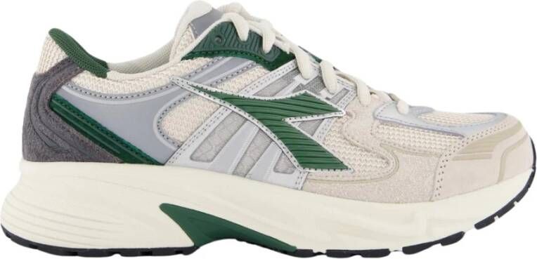 DIADORA Lage Sneakers Dames Mesh Runner Maat: 41 Materiaal: Mesh Kleur: Lichtgrijs